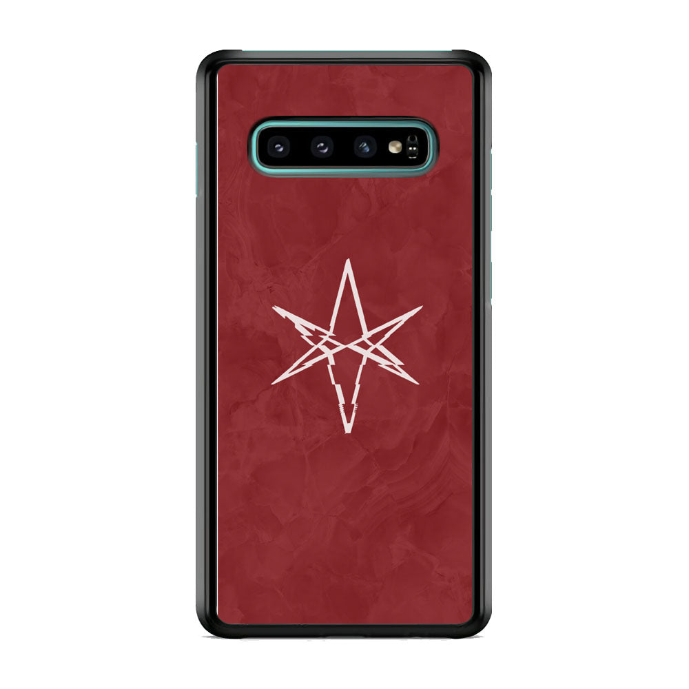 Bring Me The Horizon Maroon Marble Samsung Galaxy S10 Case