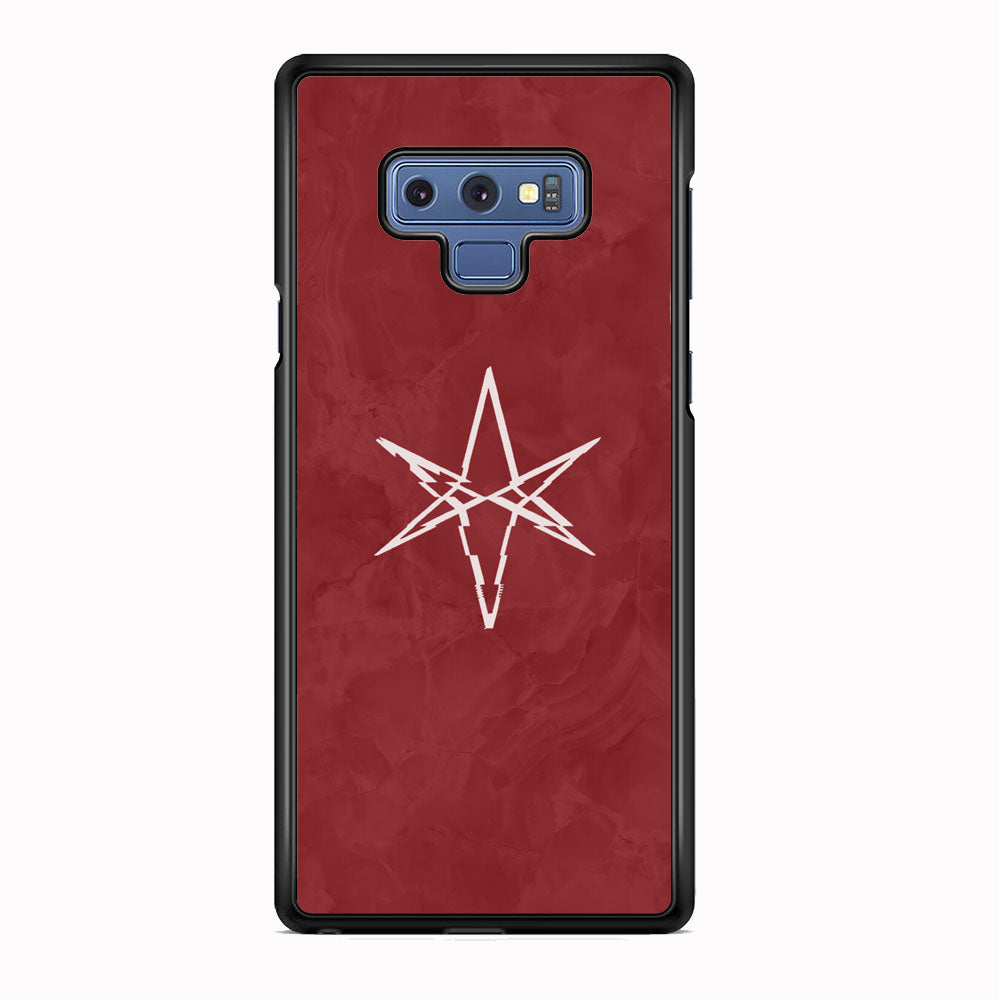 Bring Me The Horizon Maroon Marble Samsung Galaxy Note 9 Case