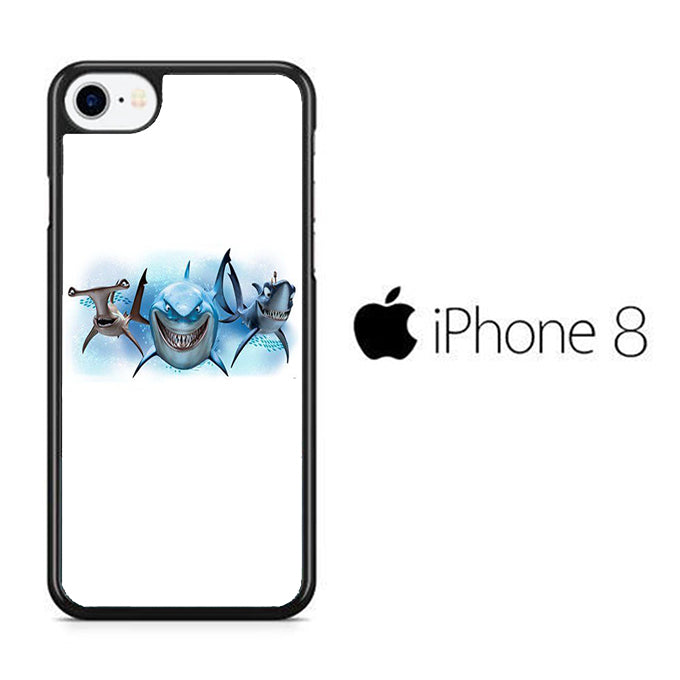 Bruce And Shark Team Finding Nemo iPhone 8 Case