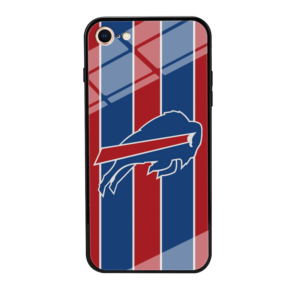 Buffalo Bills Stripe And Logo iPhone 8 Case
