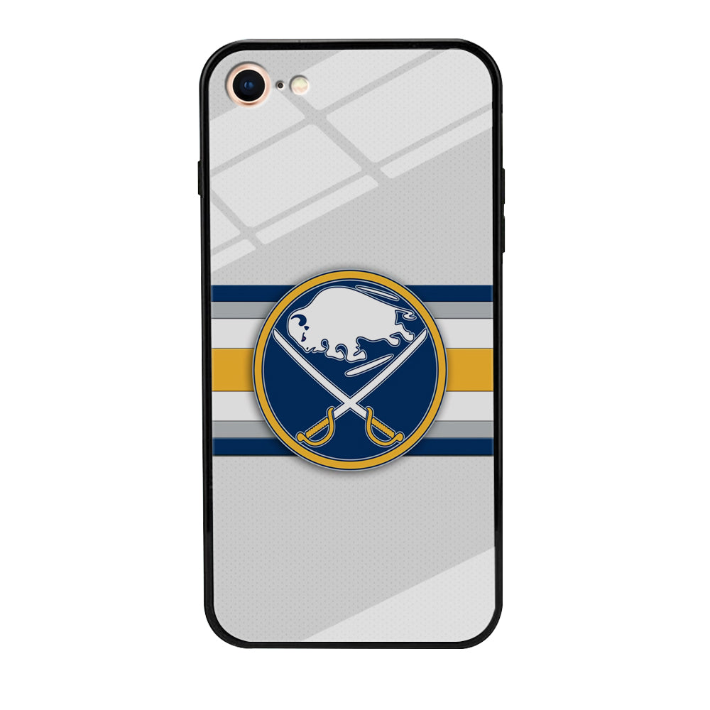 Buffalo Sabres Stripe Logo iPhone 8 Case