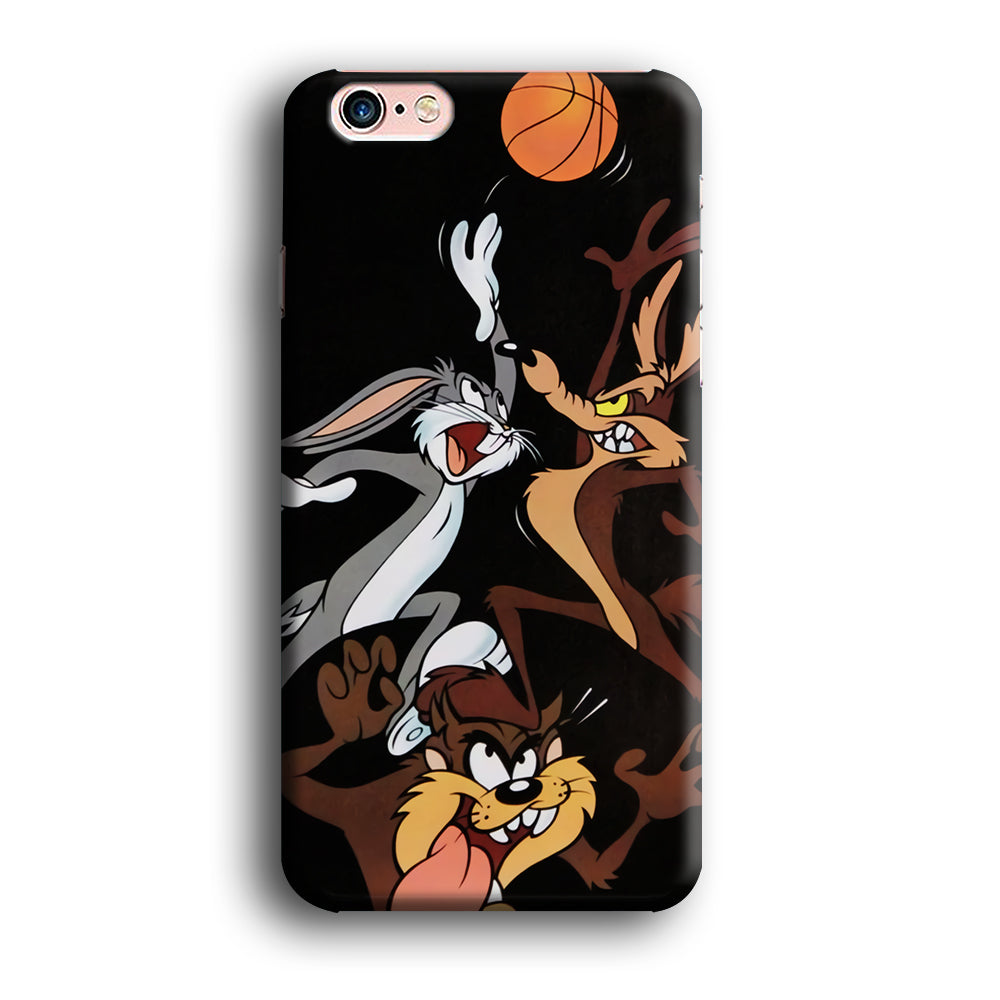 Bugs Bunny Coyote And Taz Playing Basketball iPhone 6 | 6s Case
