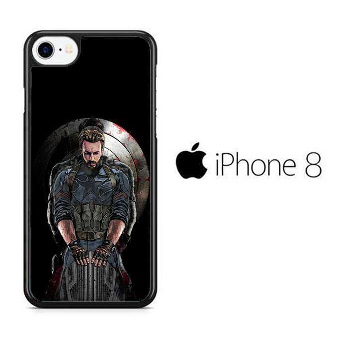 Captain America And Shield iPhone 8 Case