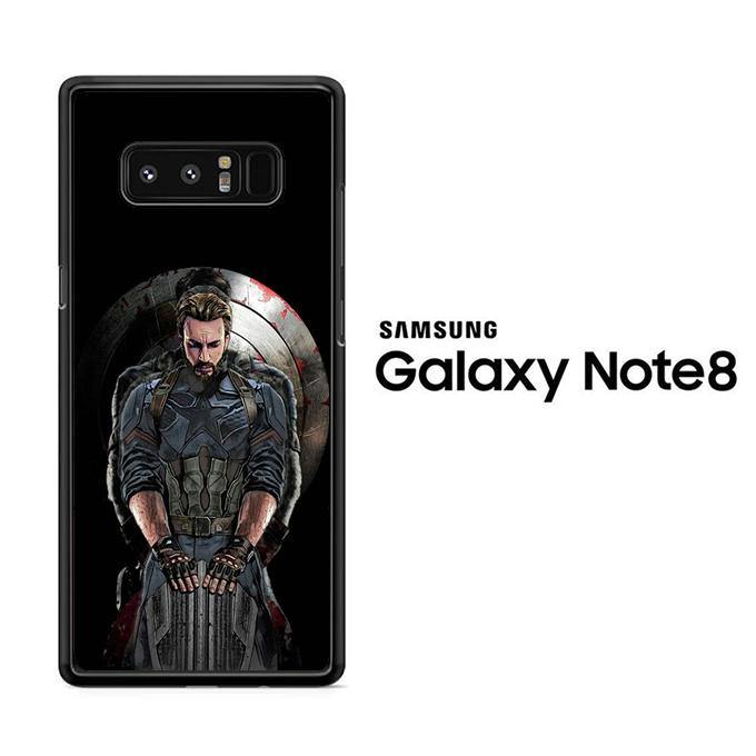 Captain America And Shield Samsung Galaxy Note 8 Case - ezzyst
