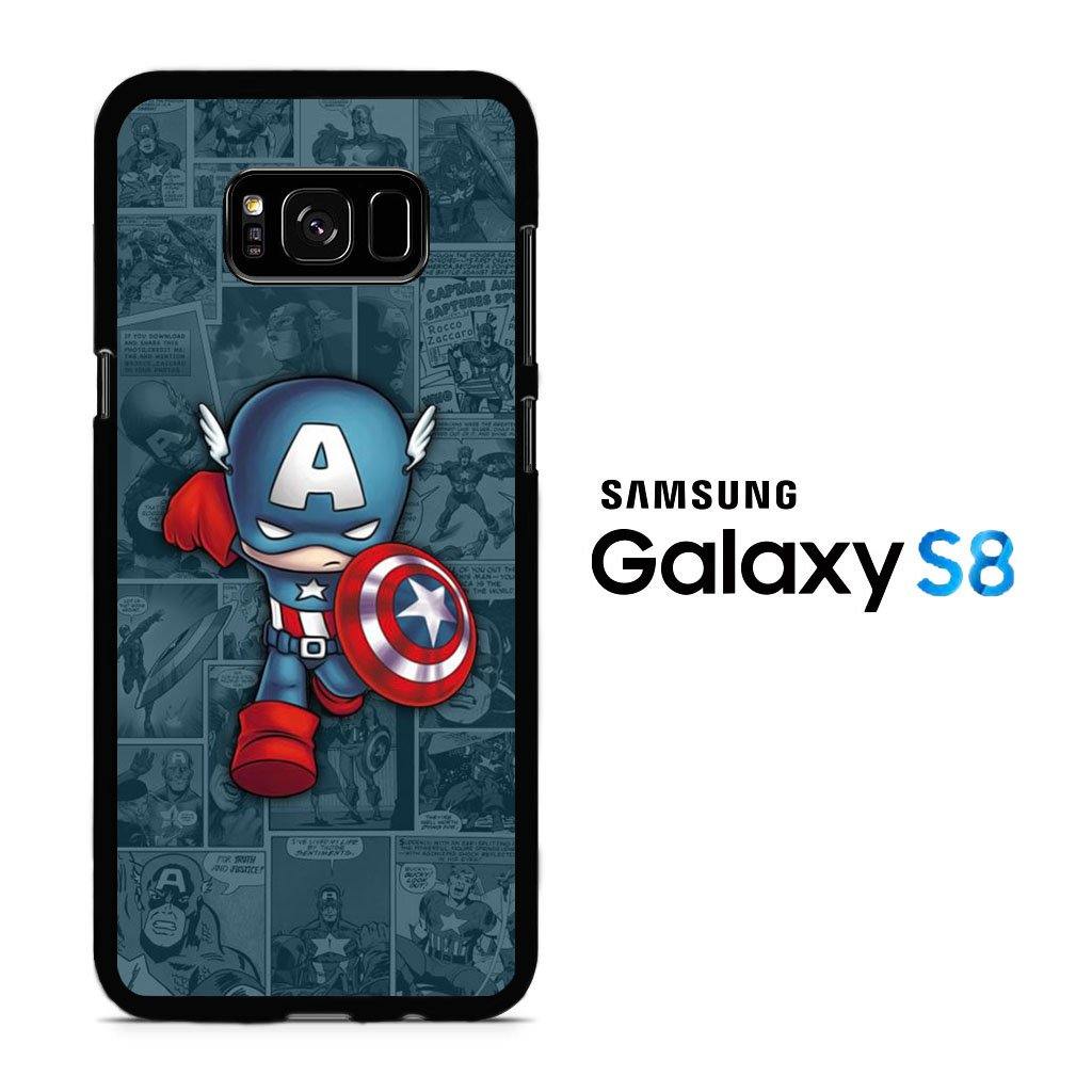 Captain America Comic Samsung Galaxy S8 Case - ezzyst