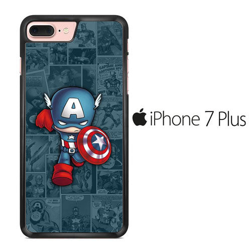 Captain America Comic iPhone 7 Plus Case