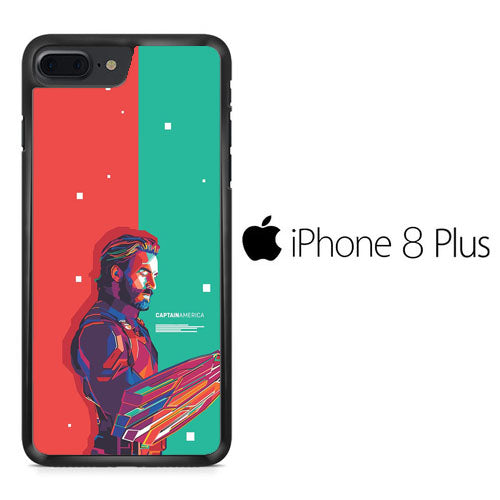 Captain America Red Green iPhone 8 Plus Case