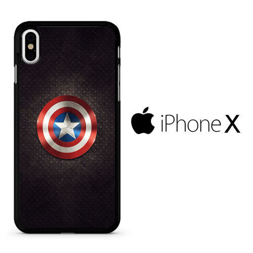 Captain America Shield iPhone X Case