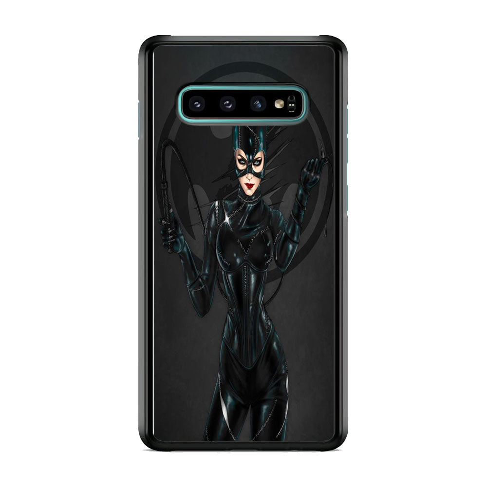 Cat Woman Batman Logo Samsung Galaxy S10 Plus Case
