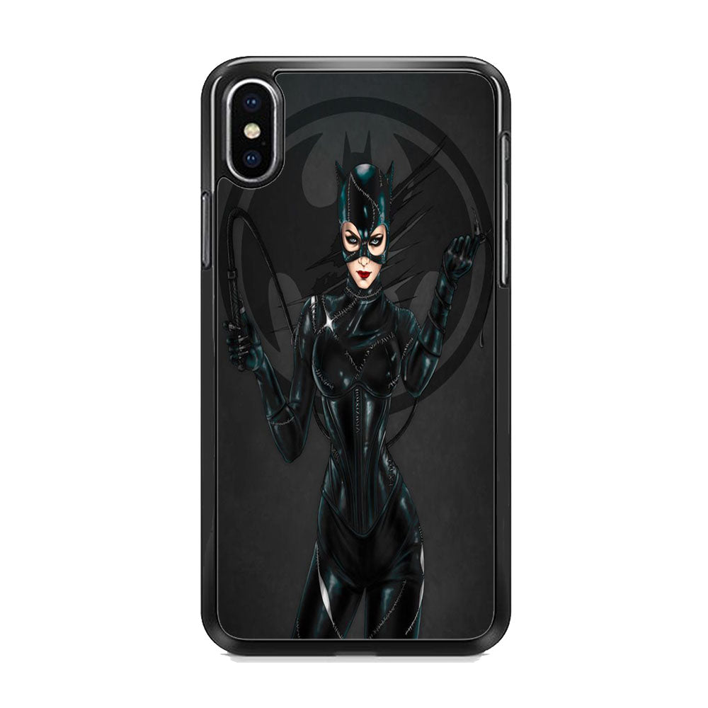 Cat Woman Batman Logo iPhone Xs Case