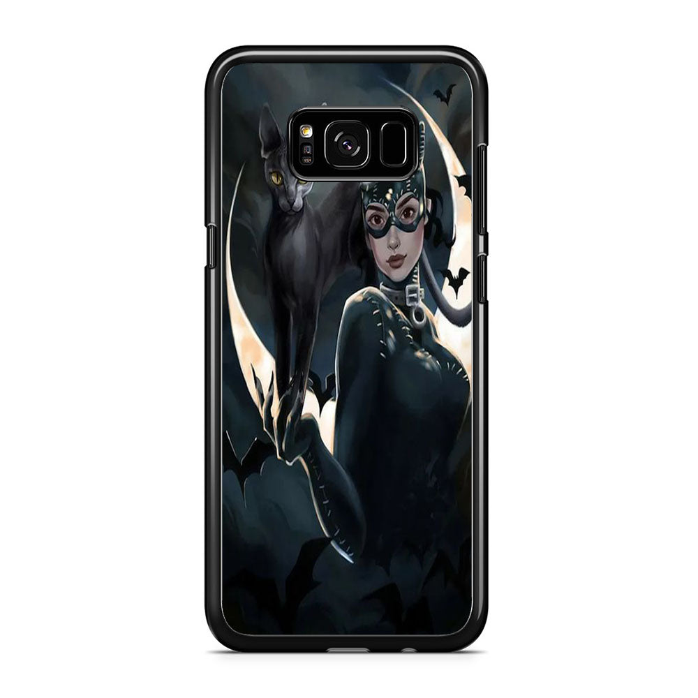 Cat Woman Dark Bat Cat Samsung Galaxy S8 Case