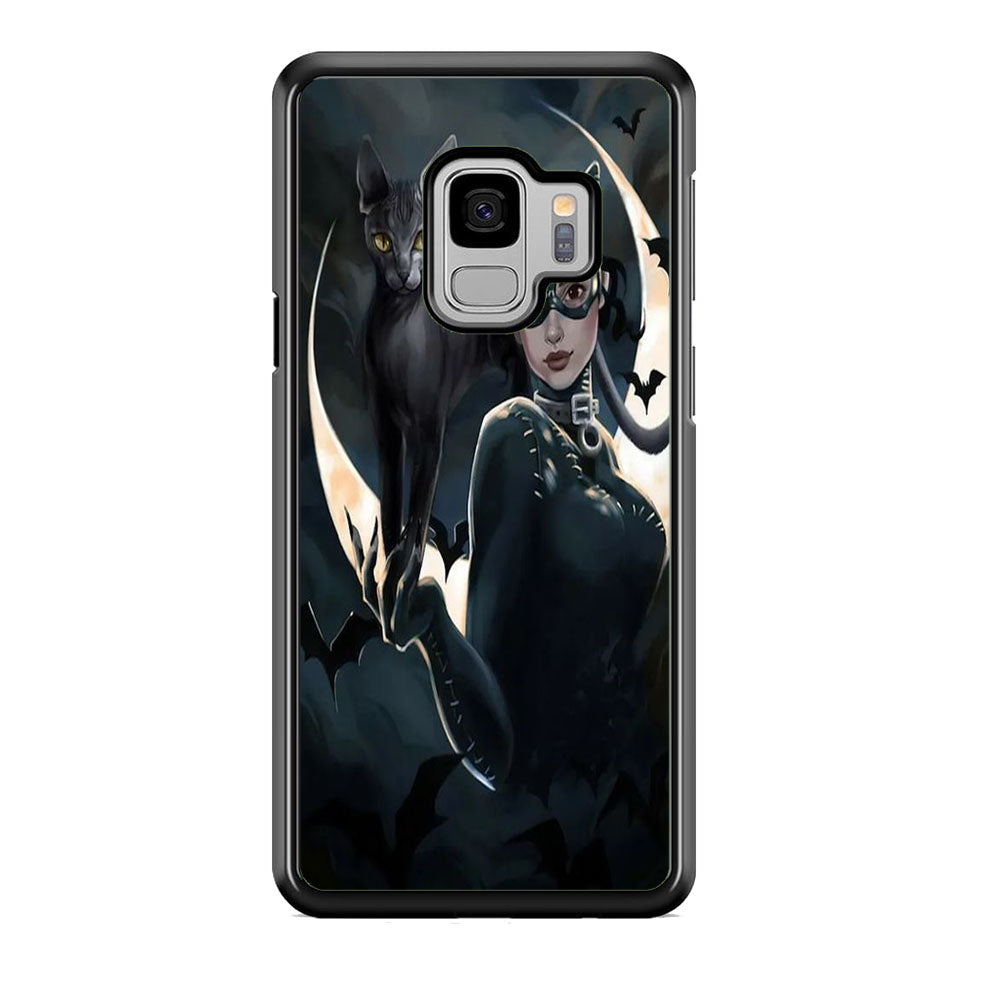 Cat Woman Dark Bat Cat Samsung Galaxy S9 Case