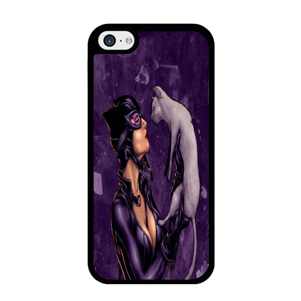 Cat Woman Kiss Her Cat iPhone 5 | 5s Case - Ezzystore