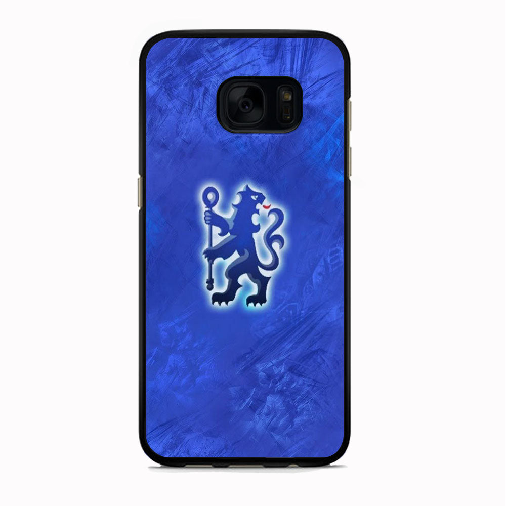 Chelsea FC Blue Glowing Logo Samsung Galaxy S7 Case
