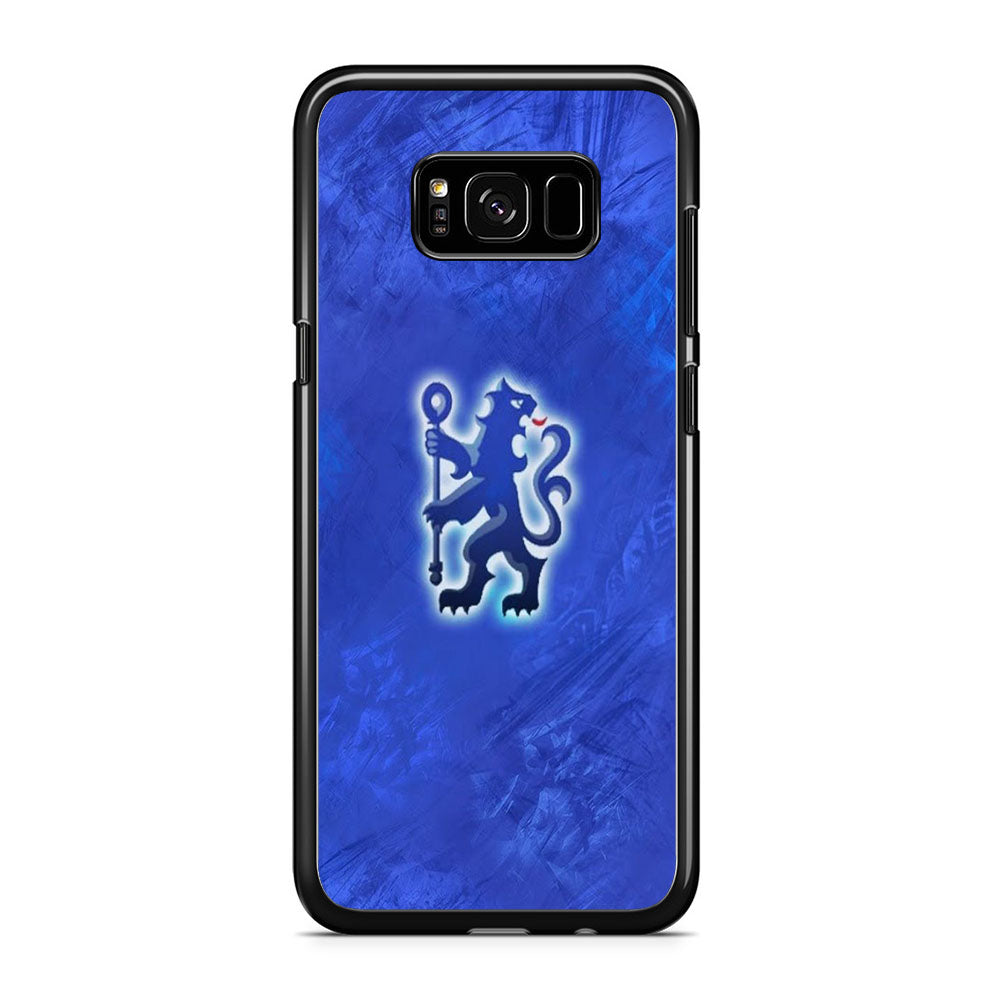 Chelsea FC Blue Glowing Logo Samsung Galaxy S8 Case