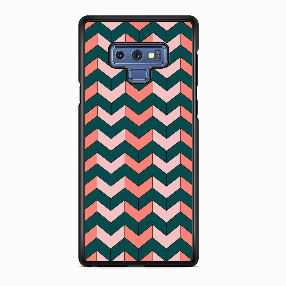 Chevron Arrow Soft And Green Colours Samsung Galaxy Note 9 Case