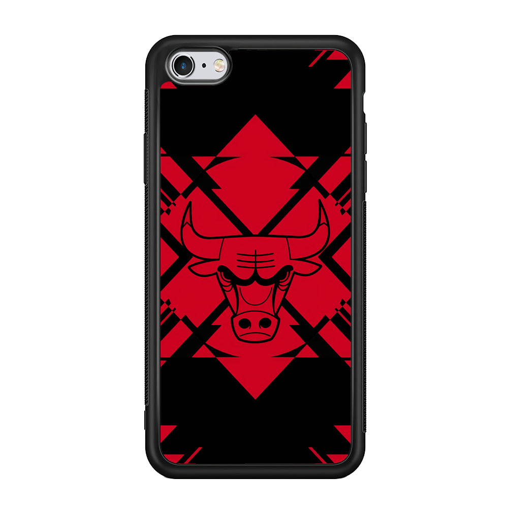 Chicago Bulls Jersey Design on Apple iPhone 6 Plus Guardian Case