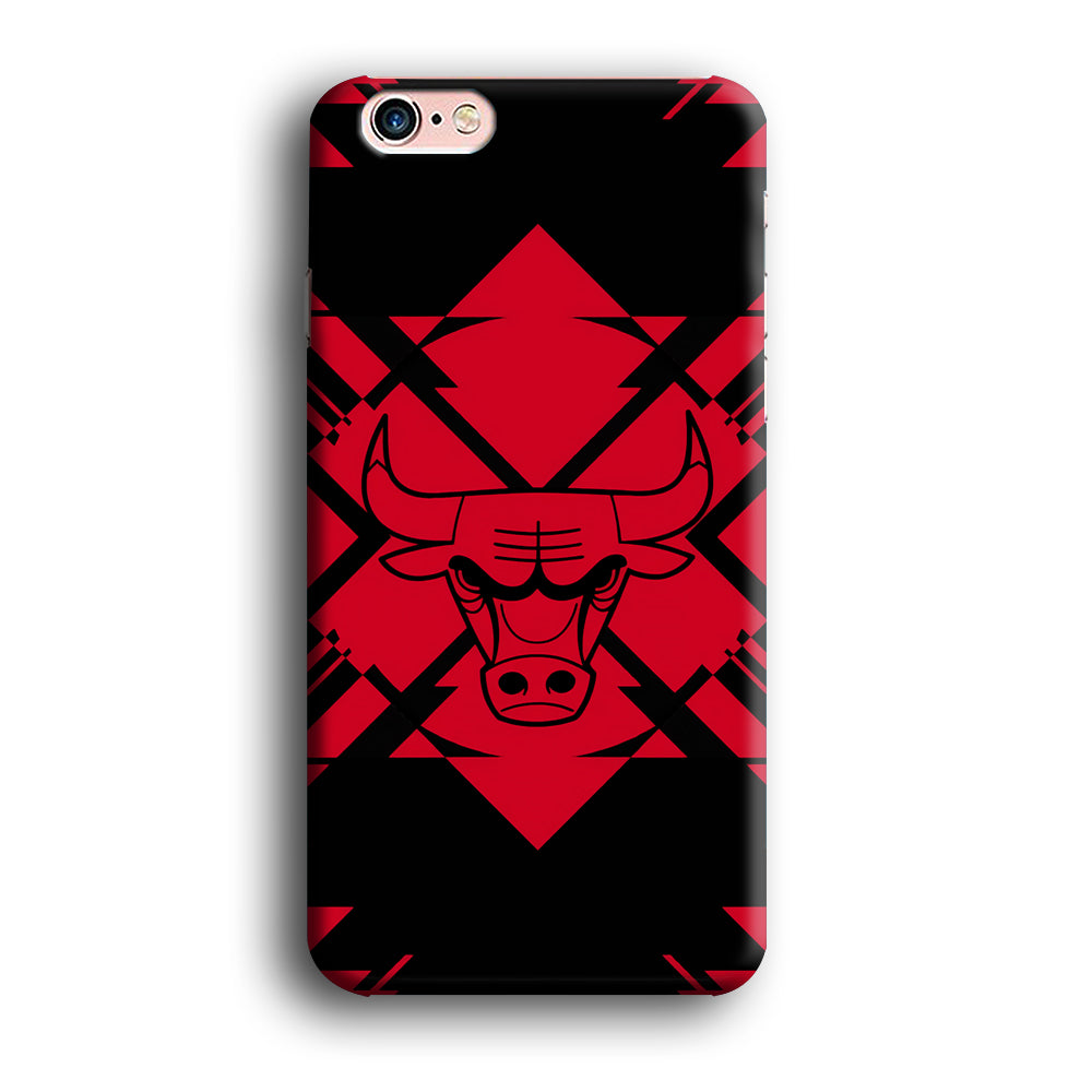 Chicago Bulls Aesthetic Shapes iPhone 6 | 6s Case