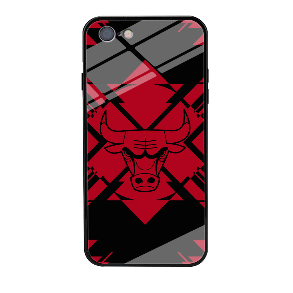 Chicago Bulls Aesthetic Shapes iPhone 6 | 6s Case