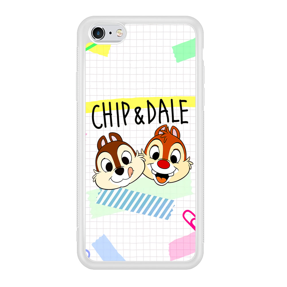 Chip And Dale Paper Clip Aesthetic iPhone 6 | 6s Case