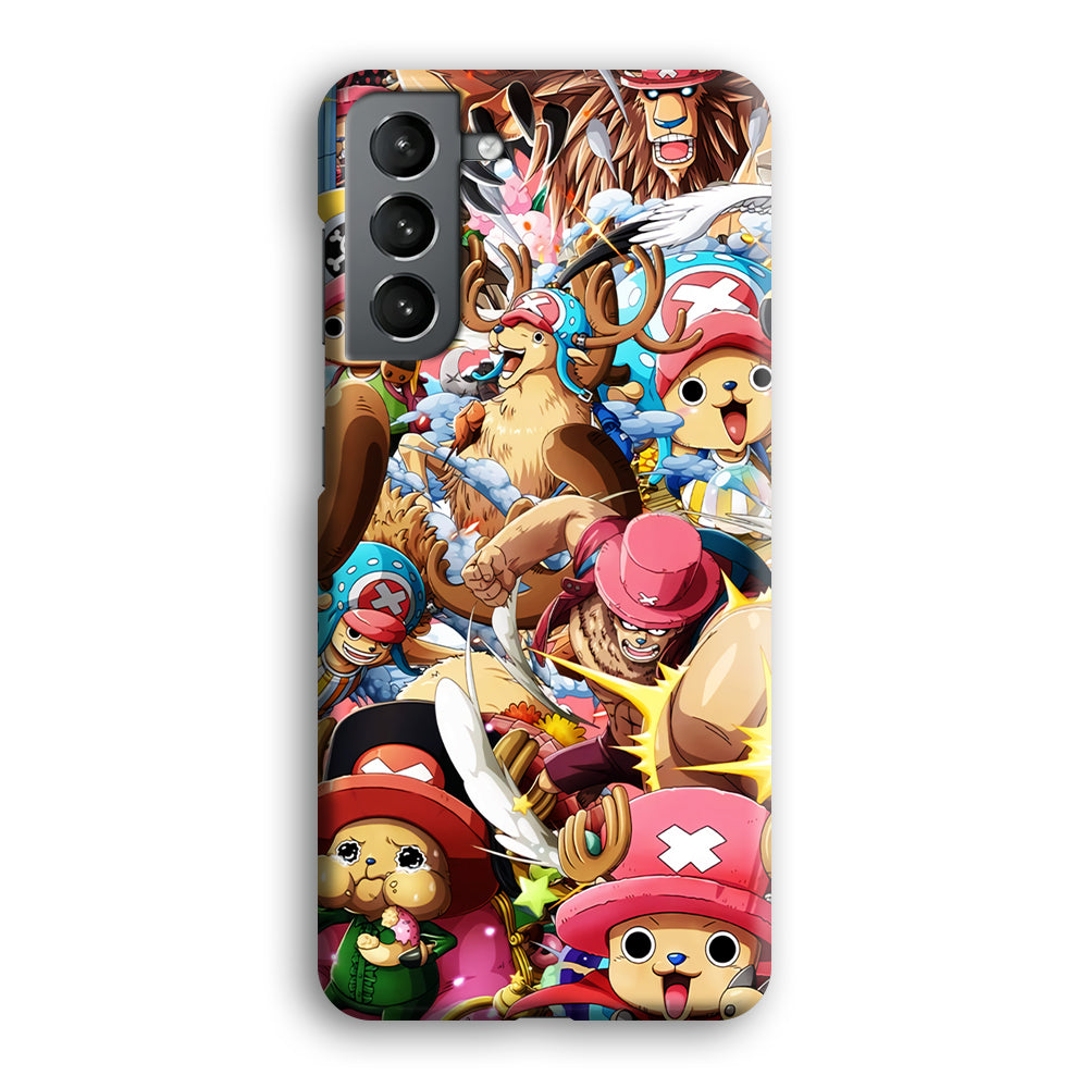 Chopper One Piece Transformation Character Samsung Galaxy S21 Plus Case
