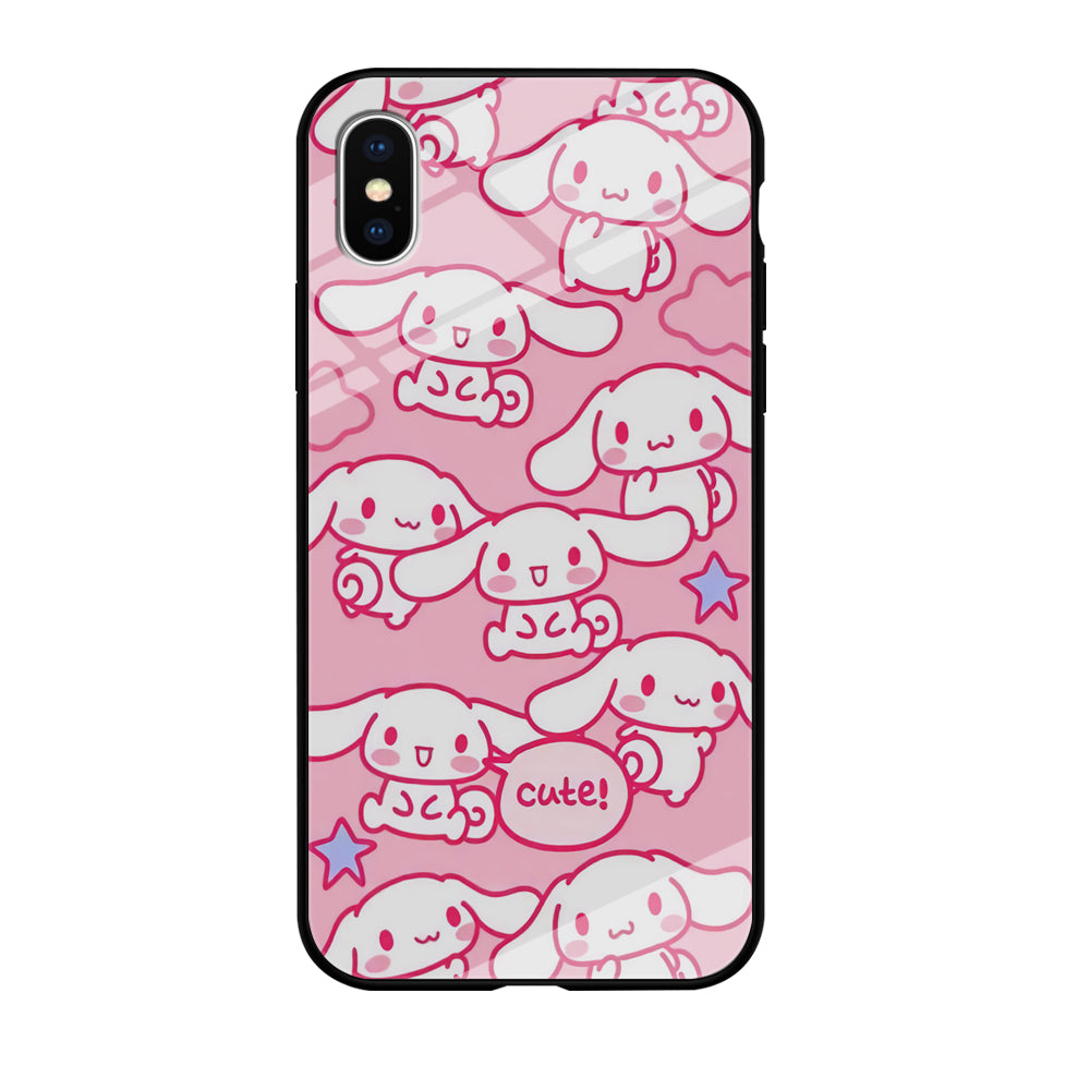 Cinnamoroll Cute Pink iPhone XS Case