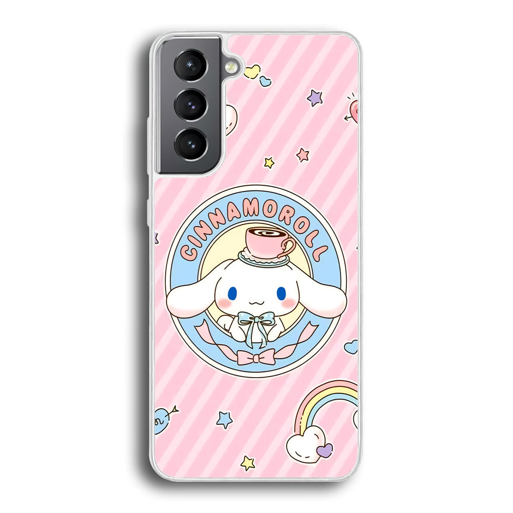 Cinnamoroll Enjoy Coffee Samsung Galaxy S21 Plus Case