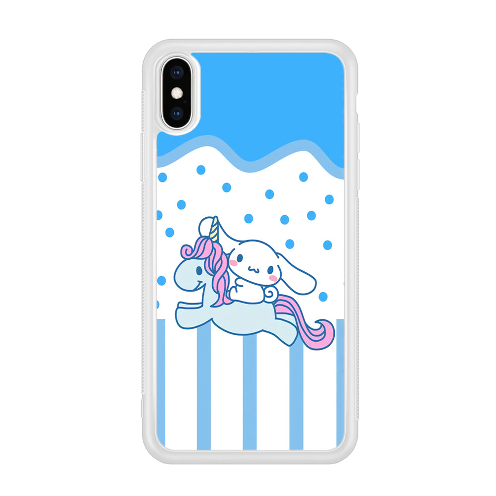 Cinnamoroll With Unicorn iPhone XS Case