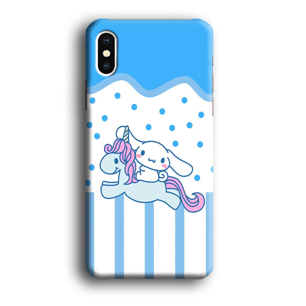 Cinnamoroll With Unicorn iPhone XS Case