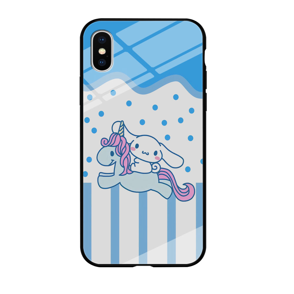 Cinnamoroll With Unicorn iPhone XS Case