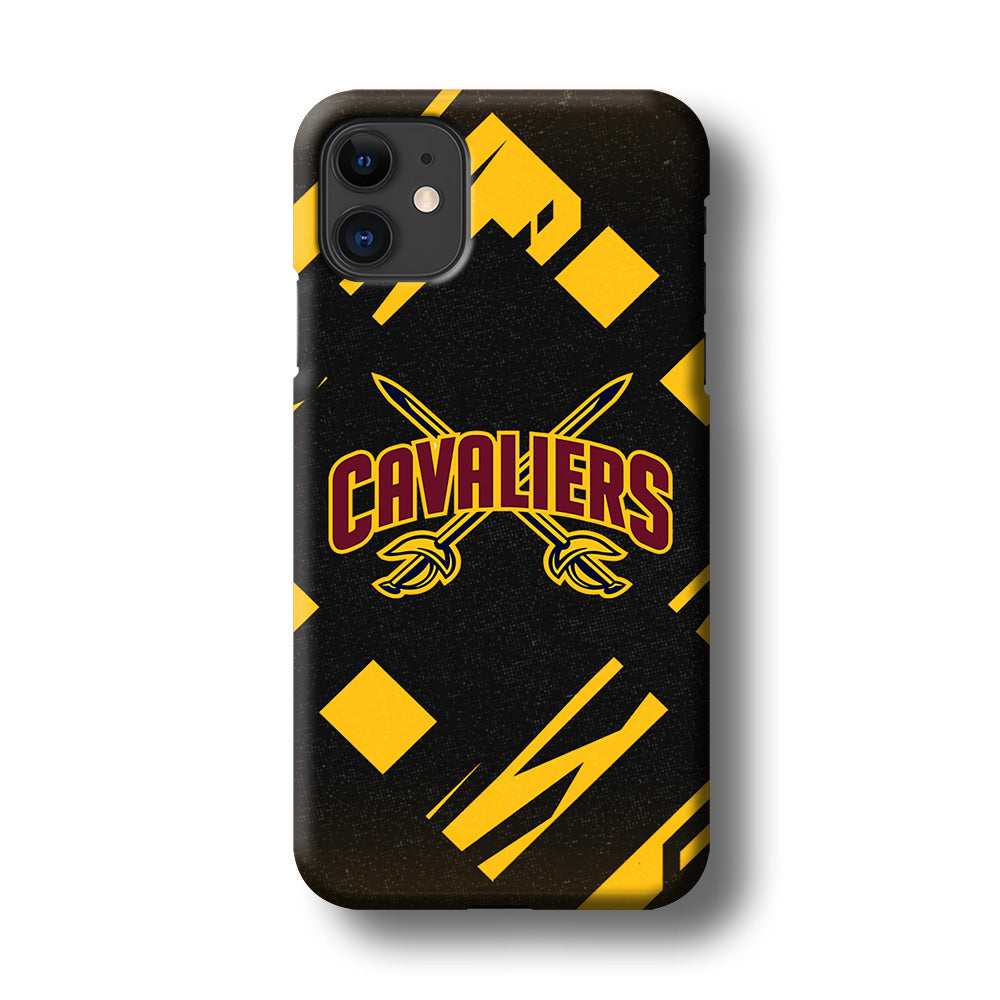 Cleveland Cavaliers Yellow Pattern iPhone 11 Case