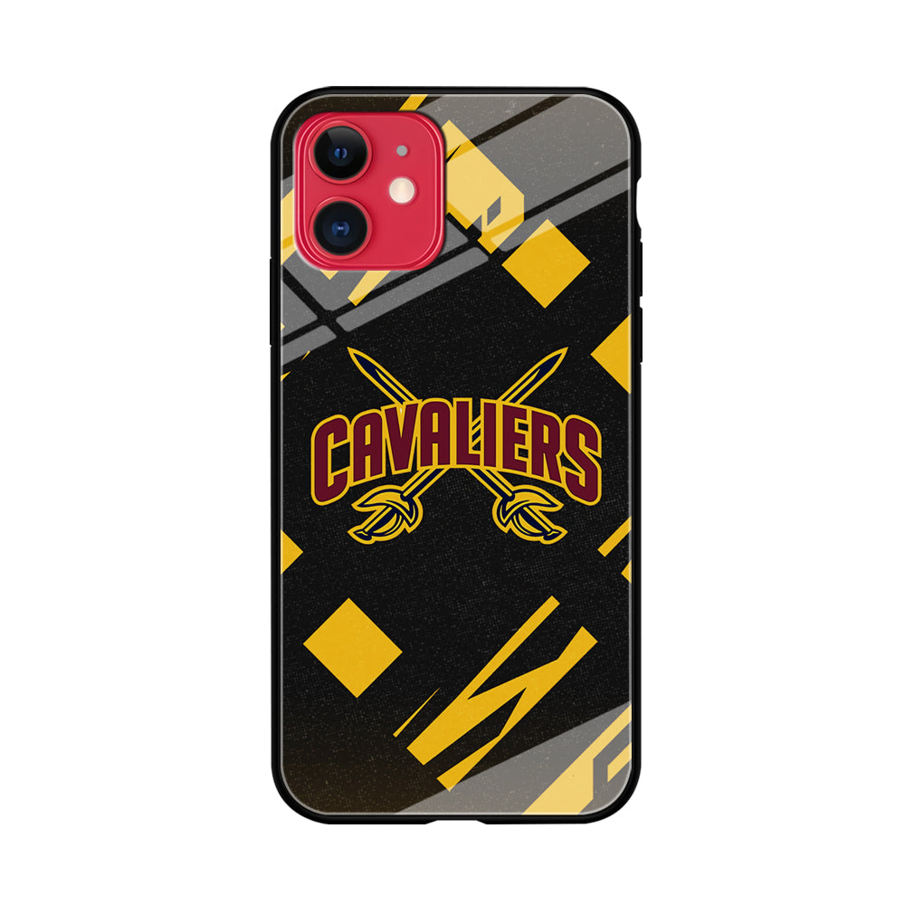 Cleveland Cavaliers Yellow Pattern iPhone 11 Case