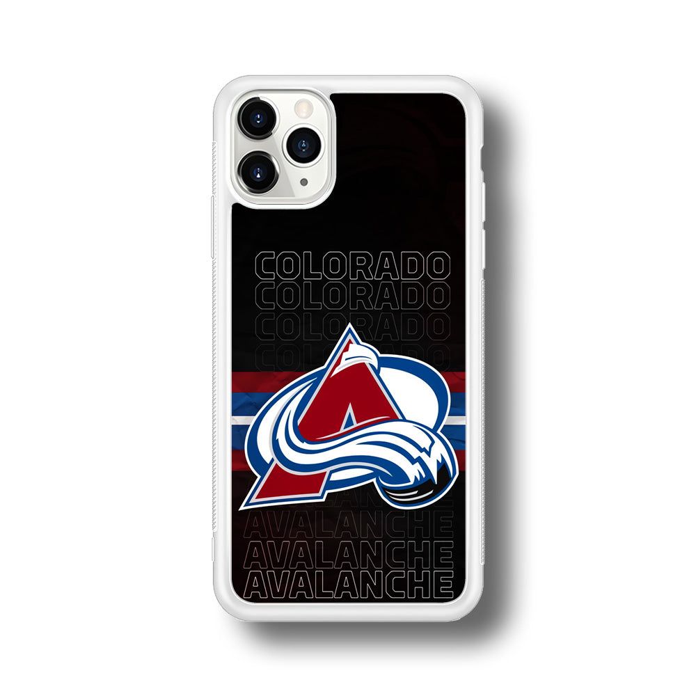 Colorado Avalanche Word Of Team iPhone 11 Pro Case