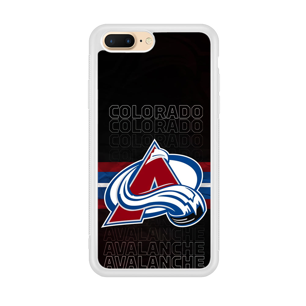 Colorado Avalanche Word Of Team iPhone 8 Plus Case