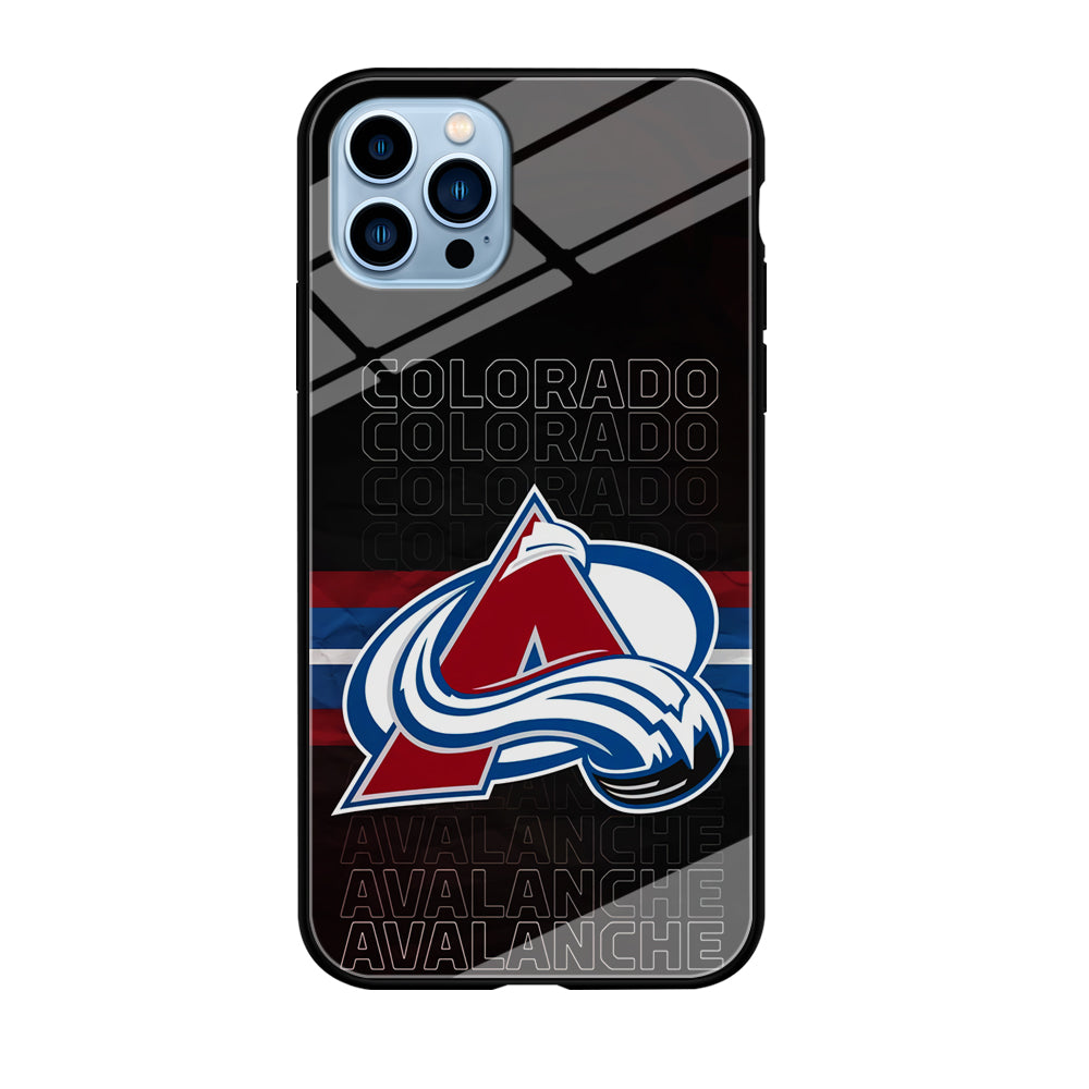 Colorado Avalanche Word Of Team iPhone 12 Pro Case