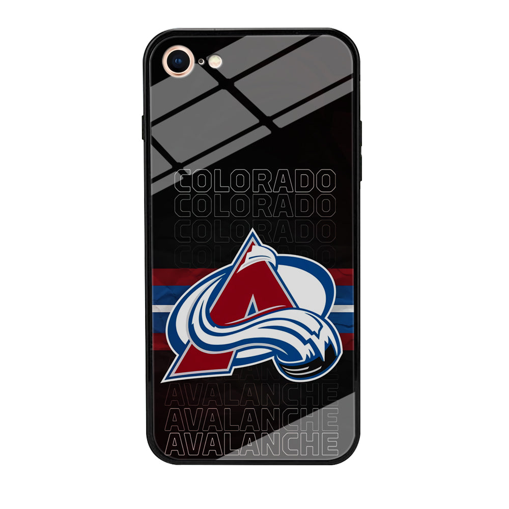 Colorado Avalanche Word Of Team iPhone 8 Case
