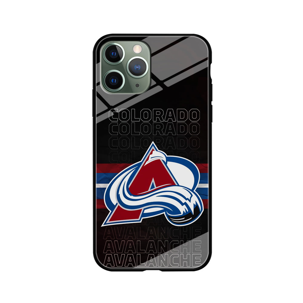Colorado Avalanche Word Of Team iPhone 11 Pro Case