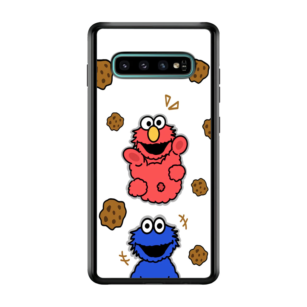 Cookie and Elmo Cookies Samsung Galaxy S10 Case