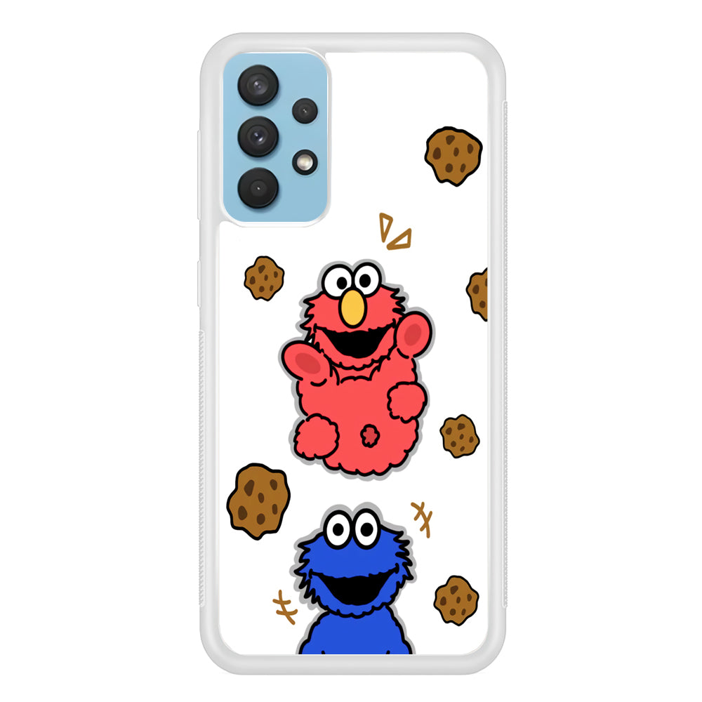Cookie and Elmo Cookies Samsung Galaxy A32 Case