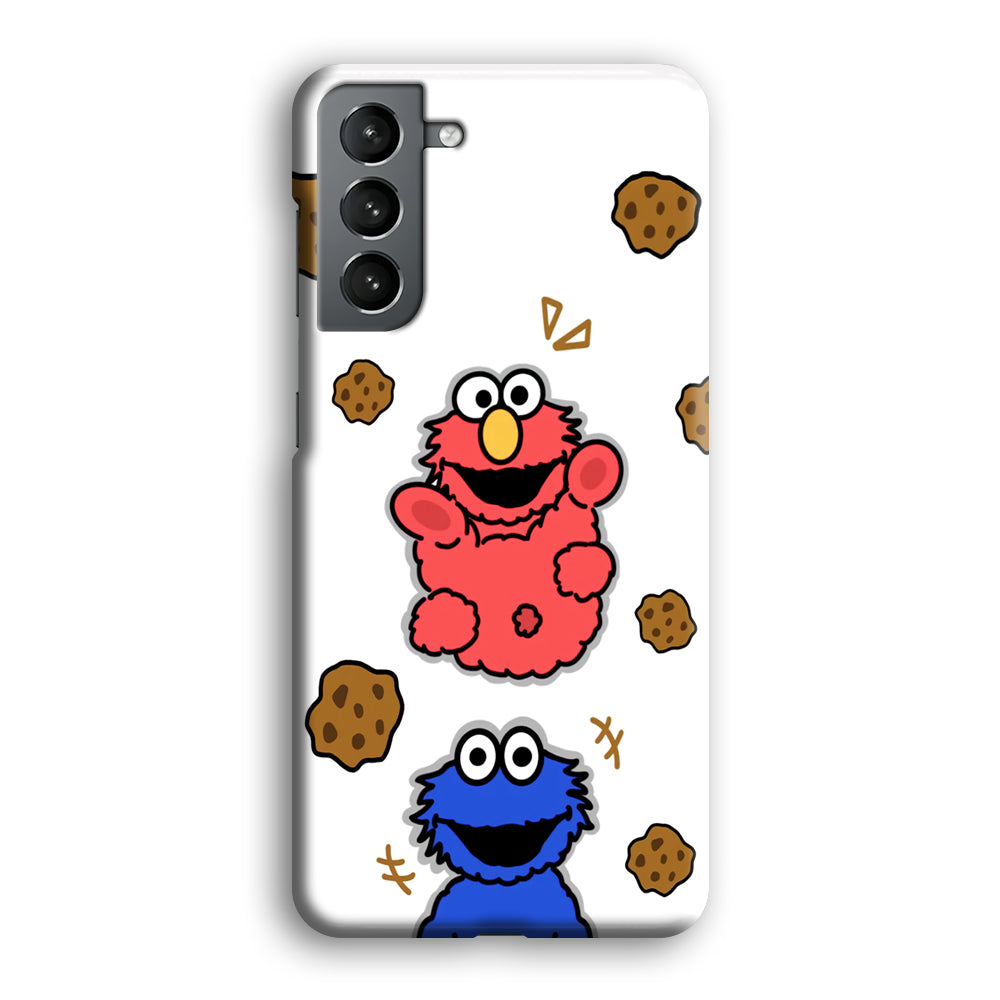 Cookie and Elmo Cookies Samsung Galaxy S21 Plus Case