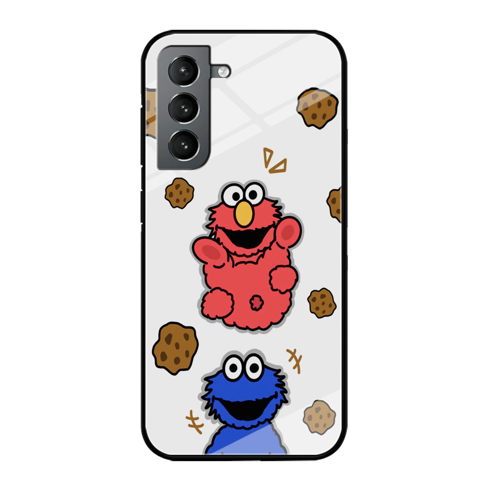 Cookie and Elmo Cookies Samsung Galaxy S21 Plus Case