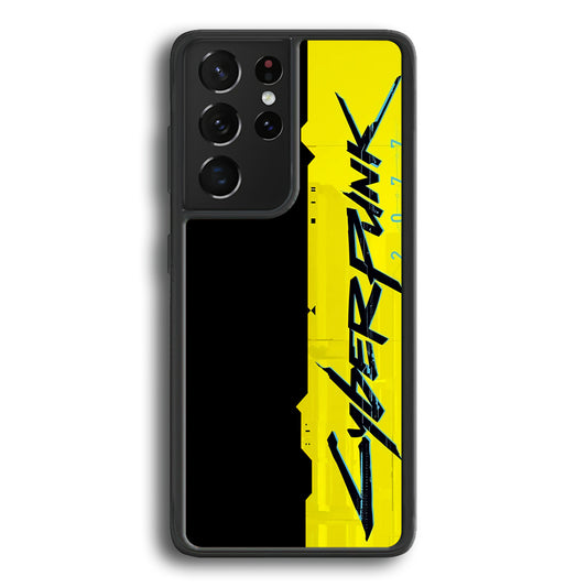 Cyberpunk Black Yellow Samsung Galaxy S21 Ultra Case - Ezzystore