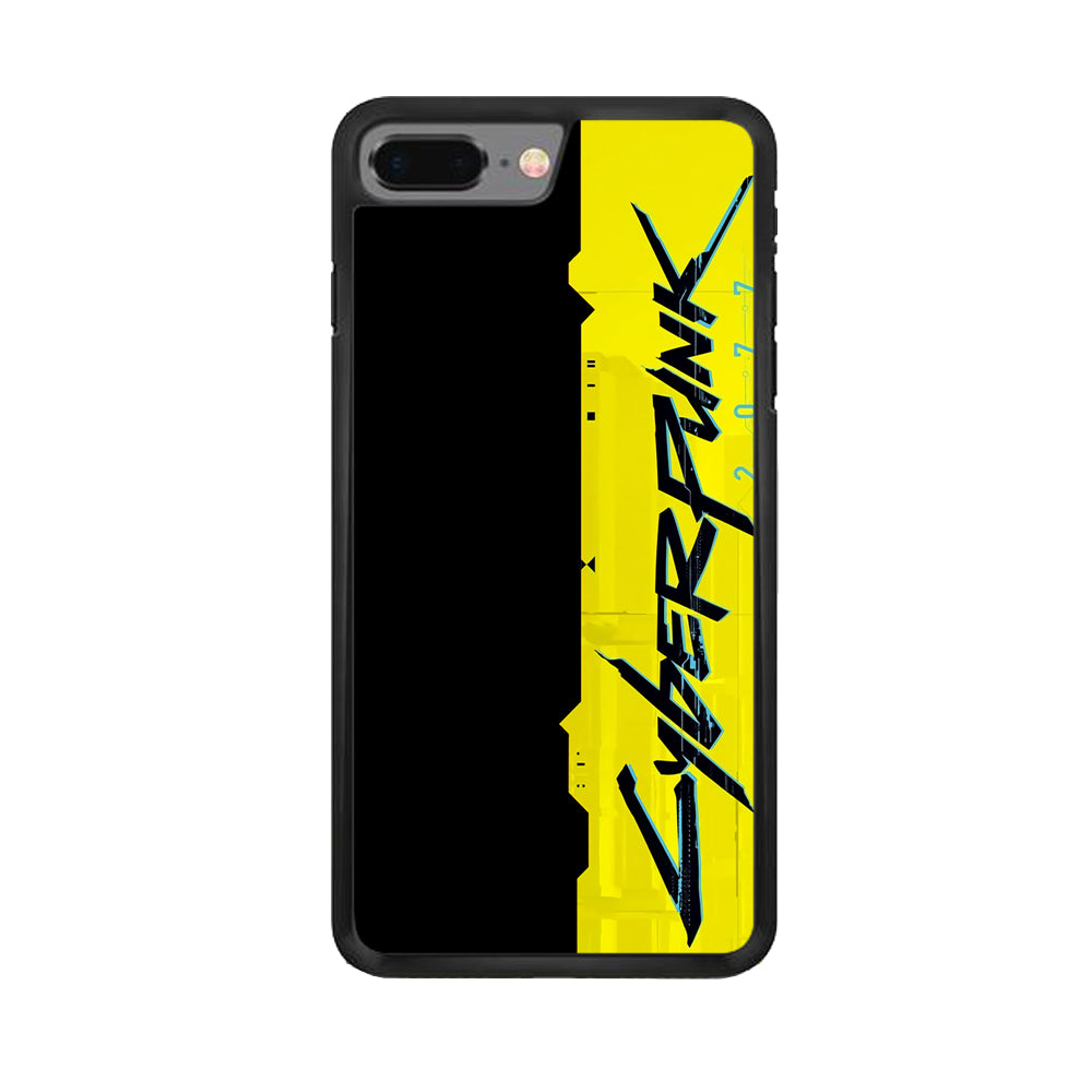 Cyberpunk Black Yellow iPhone 8 Plus Case