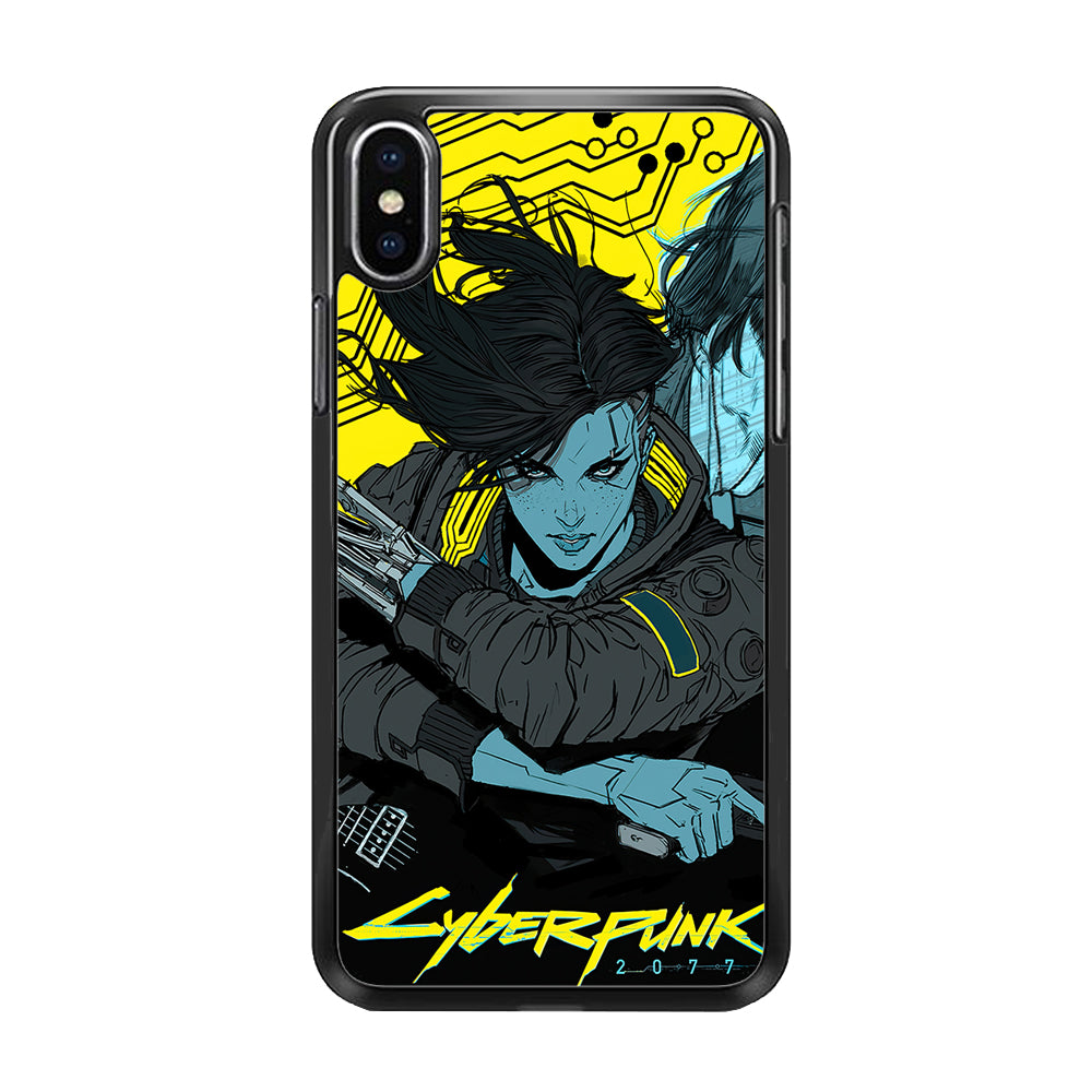 Cyberpunk Judy Character iPhone Xs Case