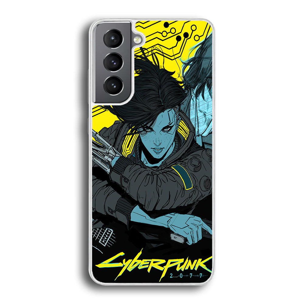 Cyberpunk Judy Character Samsung Galaxy S21 Plus Case