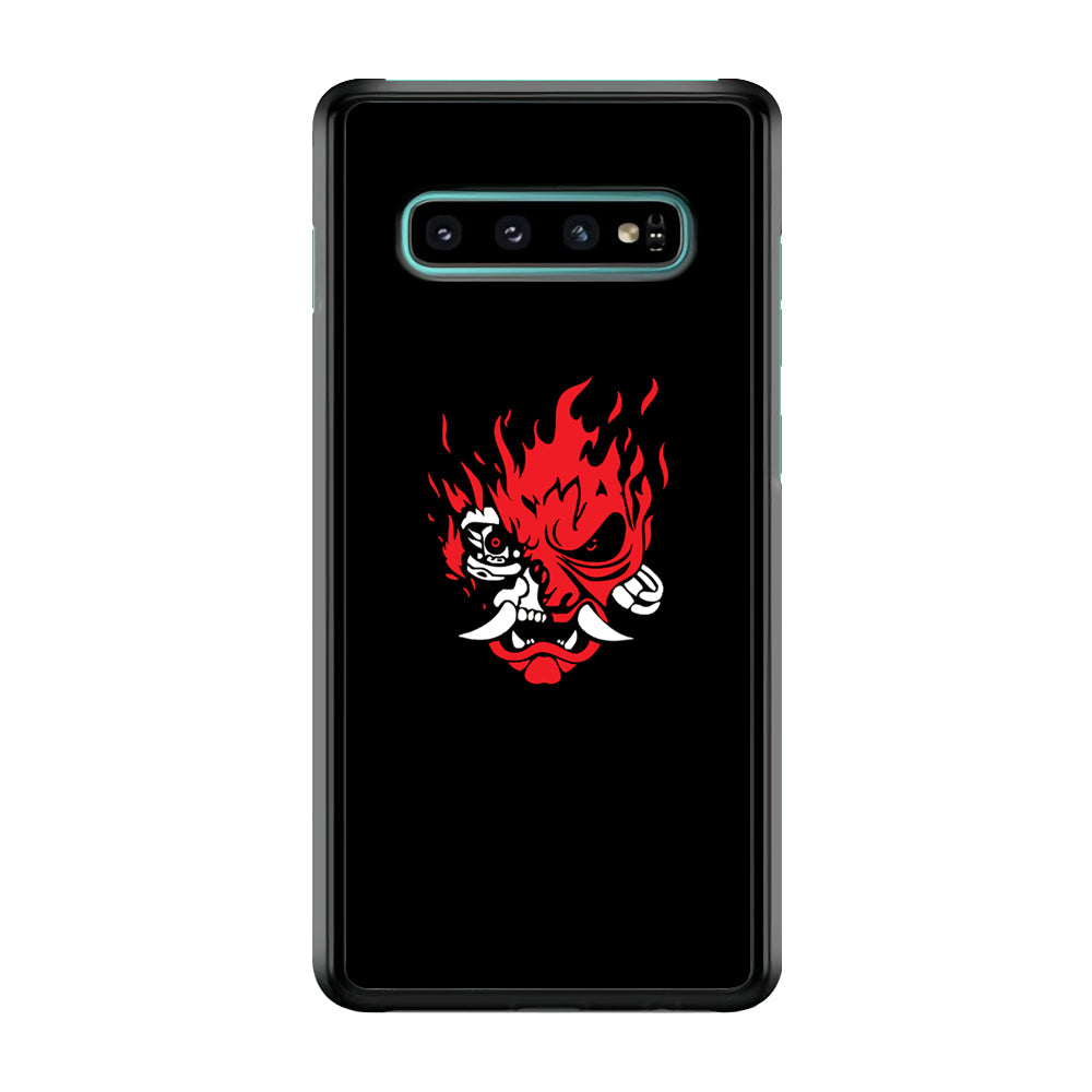 Cyberpunk Logo Black Samsung Galaxy S10 Plus Case