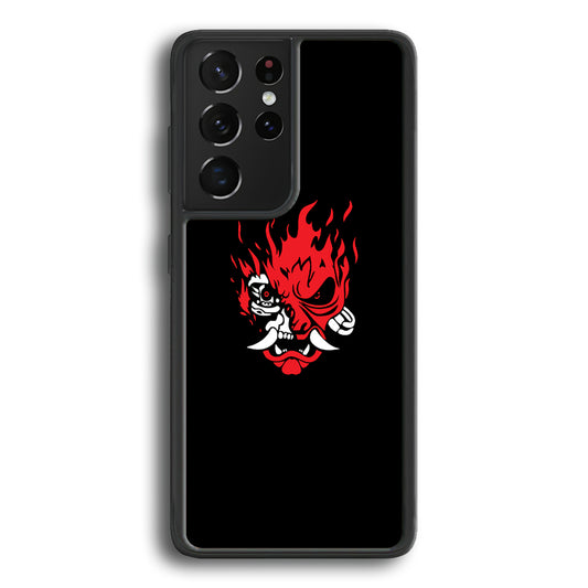 Cyberpunk Logo Black Samsung Galaxy S21 Ultra Case - Ezzystore