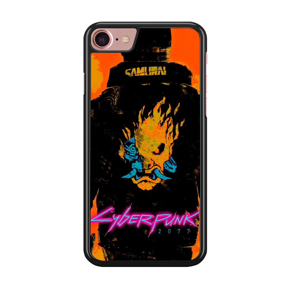 Cyberpunk Samurai Paint Art iPhone 8 Case