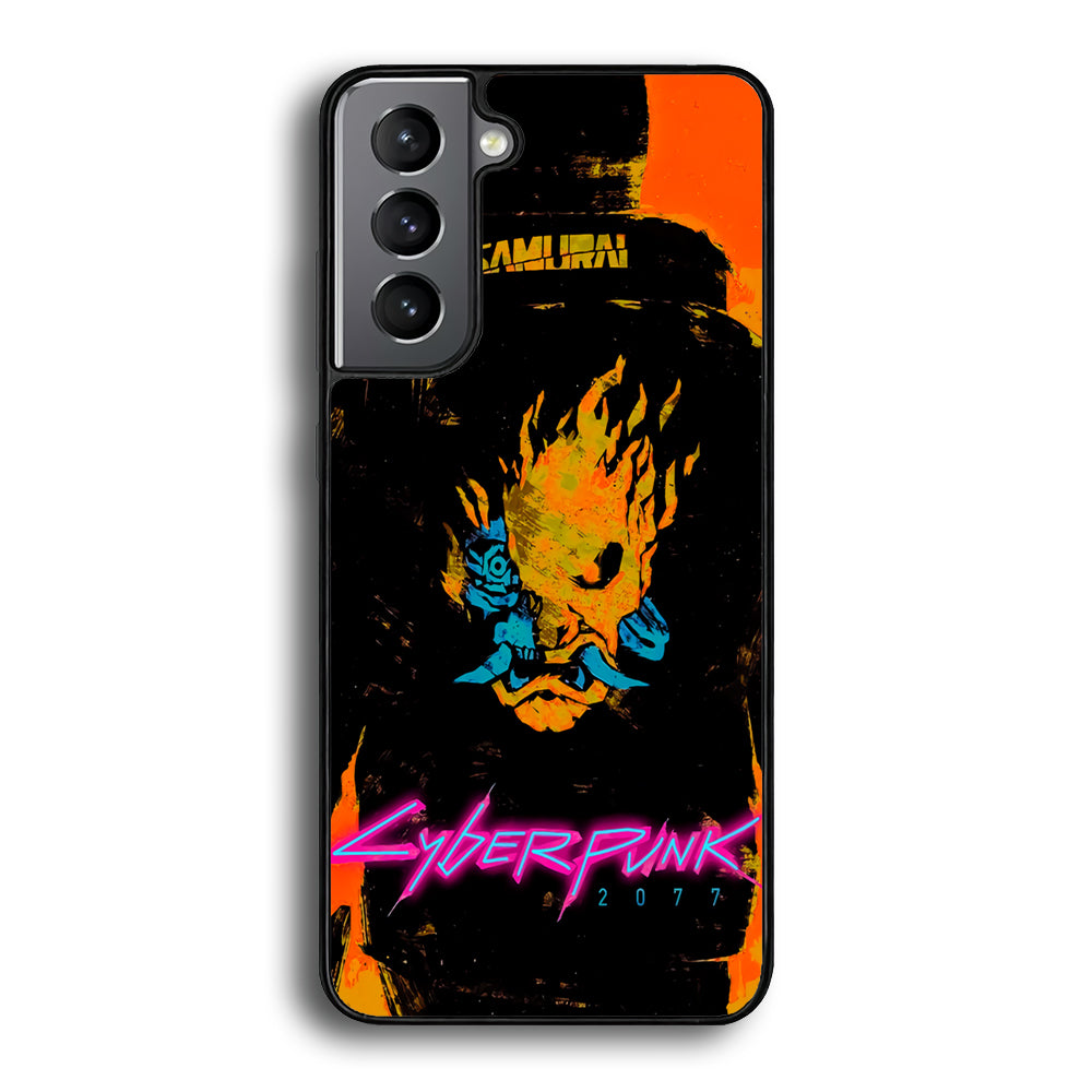 Cyberpunk Samurai Paint Art Samsung Galaxy S21 Case - Ezzystore