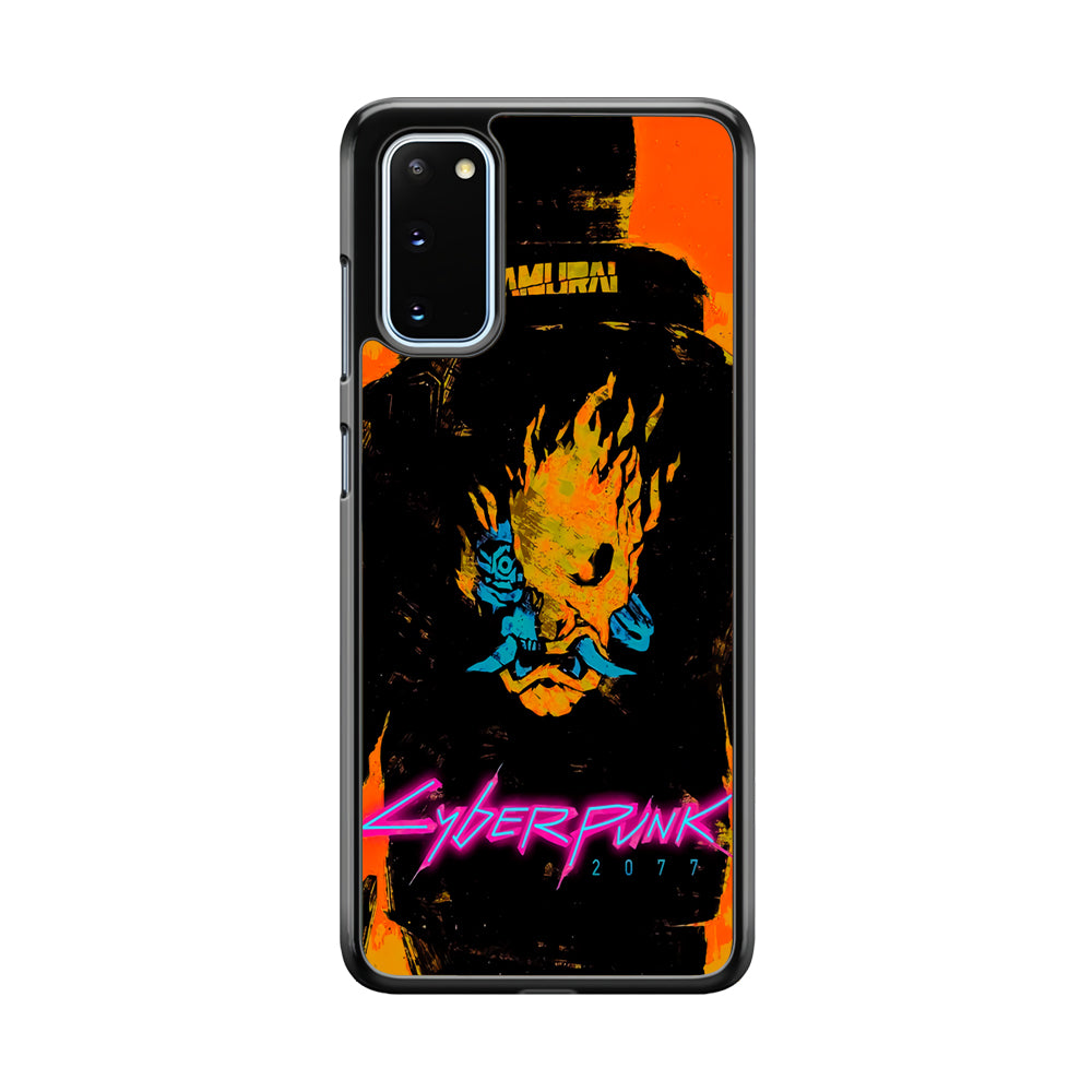 Cyberpunk Samurai Paint Art Samsung Galaxy S20 Case